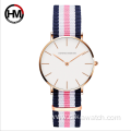 HM Japan Movement Men's Waterproof Business Casual Black Belt Watch wish quartz watch factory wholesale